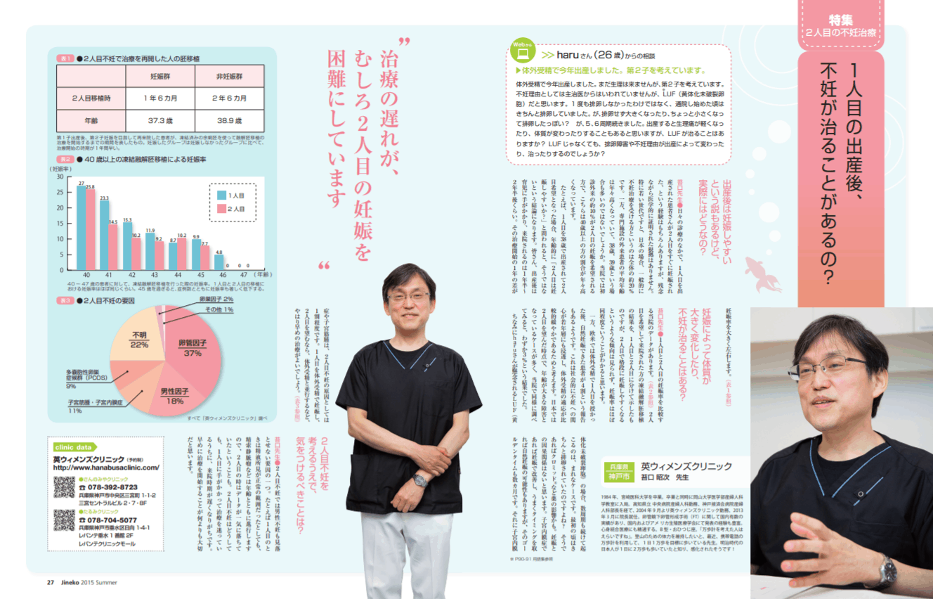 体外受精で今年出産しました 第２子を考えています 医師監修 ジネコ不妊治療情報