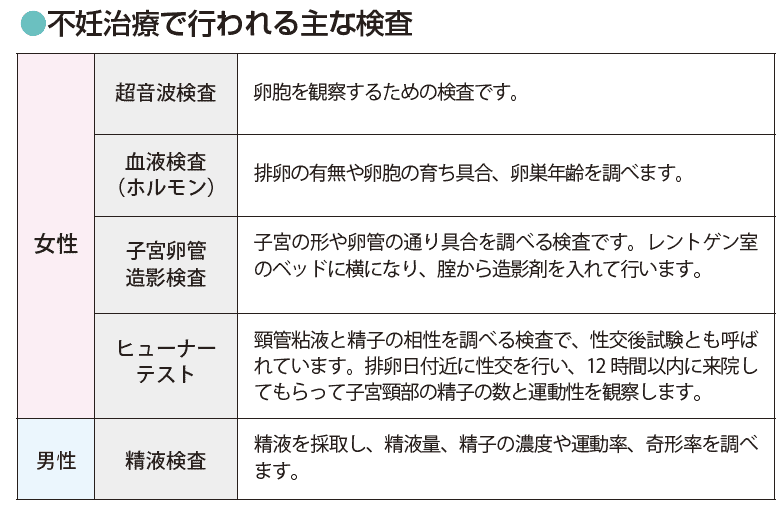 どんな検査をするの 医師監修 ジネコ不妊治療情報