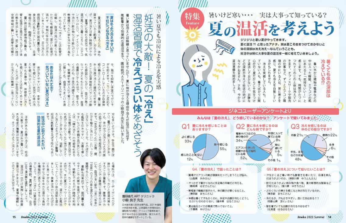 人気 暑い服を着ると基礎体温あがる